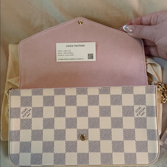 Louis Vuitton - Pochette Félicie in Damier Azur Canvas - NWT - Picture 6 of 9